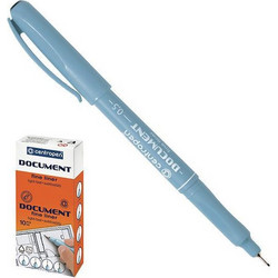 Centropen Document Στυλό 0.5mm Μαύρο 10τμχ