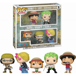 Funko Pop! Animation One Piece 5-Pack Monkey D. Luffy / Roronoa Zoro / Nami / Usopp / Sanji