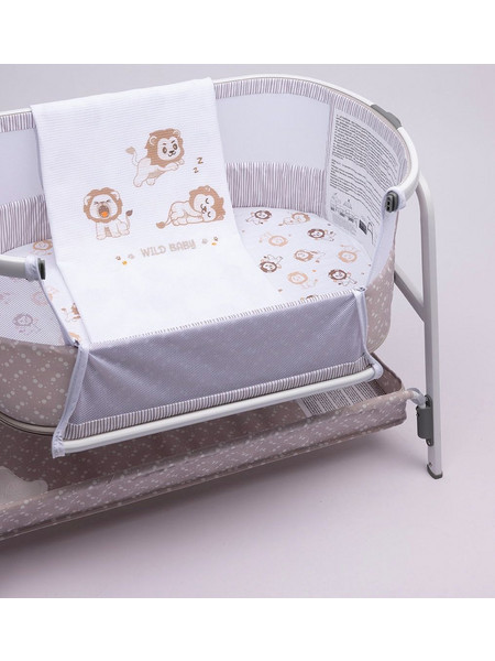 Prenatal Wild Baby Κουβέρτα Αγκαλιάς 80x90 Λευκή