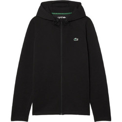 Lacoste Ανδρική Ζακέτα Φούτερ με Κουκούλα και Φερμουάρ Μαύρη 3SH0152-031