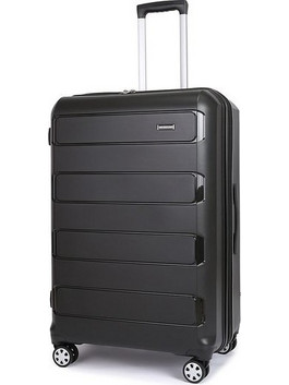 Newcom N1312 Βαλίτσα Μεγάλη 71x50x29cm με 4 Ρόδες Μαύρη