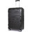 Newcom N1312 Βαλίτσα Μεγάλη 71x50x29cm με 4 Ρόδες Μαύρη