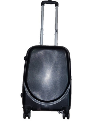 Ormi PS219-18 Βαλίτσα Καμπίνας 55x35x20cm με 4 Ρόδες Μαύρη