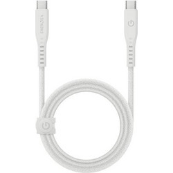 Energea CBL-FLCC-WHT150M Braided USB-C to USB-C 240W 1.5m White