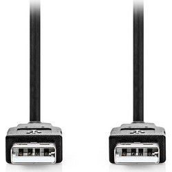 Nedis CCGL60000BK30 Καλώδιο USB-A Male 2.0 to USB-A Male 3m Black