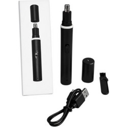 Kemei Black Trimmer Μηχανή Ανδρική Επαναφορτιζόμενη Μύτης DS-12333