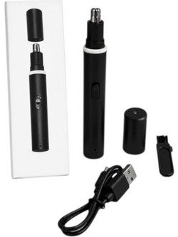 Kemei Black Trimmer Μηχανή Ανδρική Επαναφορτιζόμενη Μύτης DS-12333