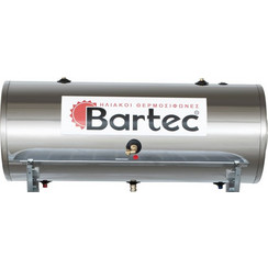 Bartec Premium Glass Inox 430BA Boiler Ηλιακού 200lt Inox Διπλής Ενέργειας