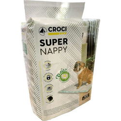 Croci Spa Super Nappy Daisy Επιδαπέδιες Πάνες Σκύλου με Άρωμα 57x54cm 30τμχ