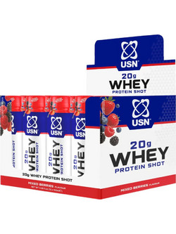 USN Whey Protein Shot Mixed Berry 12x100ml