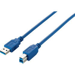 Equip 128291 Καλώδιο USB-A Male 3.0 to USB-B Male 1m Blue