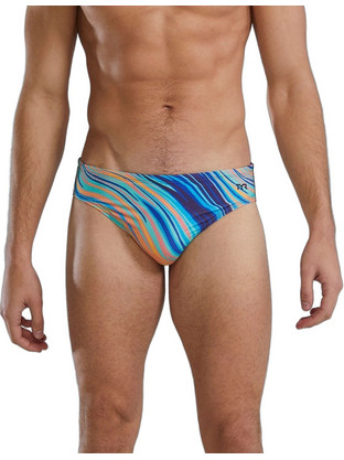 TYR Durafast Elite Αθλητικό Ανδρικό Μαγιό Σλιπ με Σχέδια Πολύχρωμο B13037-435