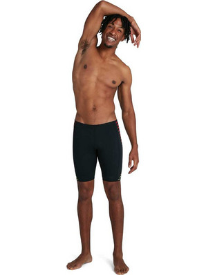 Speedo Αθλητικό Ανδρικό Μαγιό Βερμούδα με Σχέδια Μαύρο 804512G183