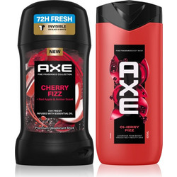 AXE Premium Cherry Fizz Shower Gel 400ml + Deodorant 50ml