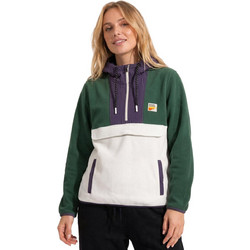 District75 Γυναικείο Φούτερ Fleece με Κουκούλα & Τσέπες Κυπαρισσί 226WHO-857-064