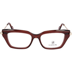 Lanvin LNV2631 601 Γυναικείος Σκελετός Γυαλιών Οράσεως Κοκάλινος Μεταλλικός Χρυσός Μπορντό