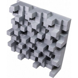 Acousonics Cityfuser Diffuser 59x59cm 3τμχ Grey