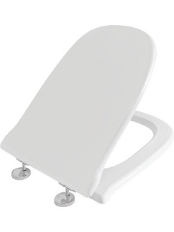 Elvit 0150 Καπάκι Λεκάνης D-Shape Πλαστικό Λευκό 44.5x31cm 0150-ELVIT