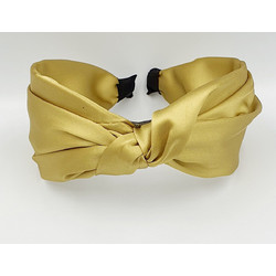 RO Accessories 14-0145 4 Στέκα Μαλλιών Υφασμάτινη Χρυσή
