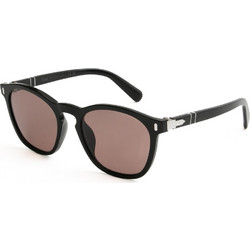 Persol PO3413S 95/B3 Ανδρικά Γυαλιά Ηλίου Τετράγωνα Κοκάλινα Μαύρα με Καφέ Φακό