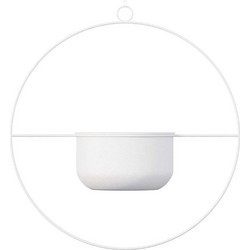 Aberto Design Payanda Κρεμαστό Κασπώ Εσωτερικού Χώρου Μεταλλικό Λευκό 40x17x40cm 247HFM1204