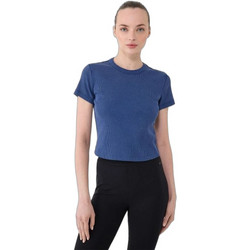 4F Γυναικείο Αθλητικό Crop Top Μπλε 4FRSS25TTSHF2696-31S