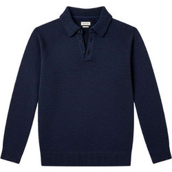 Boston Ανδρική Μπλούζα Polo Μακρυμάνικη Navy Μπλε 35-83406-425