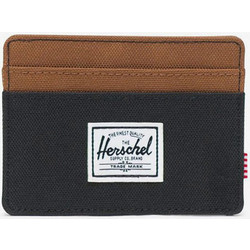 Herschel Charlie Μικρό Υφασμάτινο Γυναικείο Πορτοφόλι Καρτών Μαύρο