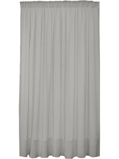 Sunshine Home Κουρτίνα Γάζα με Τρέσα 300x280 052-8-5 Light Grey