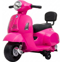 AIYAPLAY Mini Vespa GTS Ηλεκτροκίνητο Παιδικό Μηχανάκι 6V Φούξια 370-484V90PK