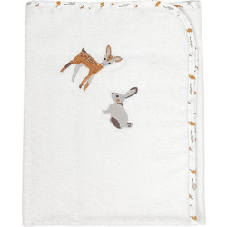 Baby Star Forest Friends Αδιάβροχο Σελτεδάκι Αλλαξιέρας Μωρού Πετσετέ Λευκό 60x80cm