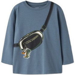 Name It Παιδικό T-Shirt Μακρυμάνικο Γαλάζιο 13256893