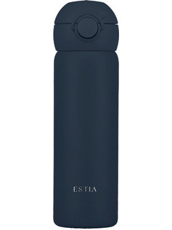 Estia Handy Bottle Save The Aegean Παιδικό Παγούρι Θερμός Ανοξείδωτο BPA Free Navy Μπλε 470ml