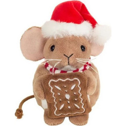 Hermann Teddy Χριστουγεννιάτικο Ποντικάκι με Μπισκότο Gingerbread 11cm