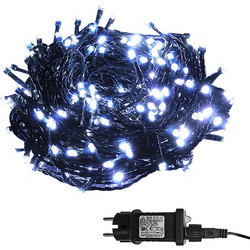 Xmasfest 180 Χριστουγεννιάτικα Λαμπάκια LED σε Σειρά Εξωτερικού Χώρου Ψυχρά Λευκά 12m 1132591