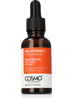 Cosmo Advanced Vitamin C 10% & Ferulic Acid Ενυδατικό Serum Προσώπου για Λάμψη με Βιταμίνη C 30ml