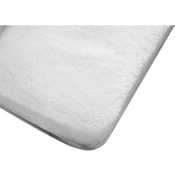 Interbaby Αδιάβροχο Σελτεδάκι Αλλαξιέρας Μωρού 100% Βαμβακερό Πετσετέ Λευκό 55x85cm