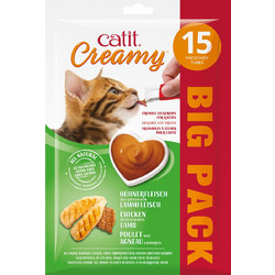 Catit Creamy with Chicken & Lamb 15x10gr