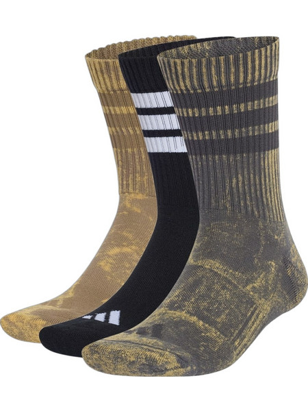 Adidas Ανδρικές Κάλτσες Ψηλές με Σχέδια Ταμπά Μαύρες Χακί 3Pack KQ6751