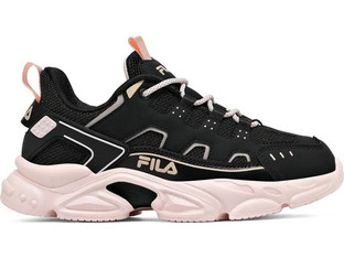 Fila Memory Spinel 3 Παιδικά Sneakers Μαύρα Ροζ 3YF51022-095
