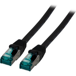 EFB Elektronik S/FTP Cat.6a Καλώδιο Δικτύου Ethernet 7.5m Black MK6001.7,5B