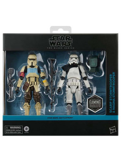 Hasbro Star Wars The Black Series Battlefront Scarif Stormtrooper & Magma Stormtrooper Σετ Φιγούρες Δράσης για 4+ Ετών 15cm