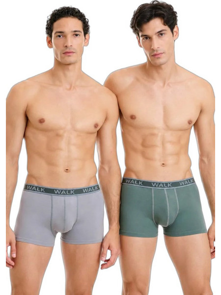 Walk Ανδρικά Μποξεράκια Σετ 2Pack W1756-1224
