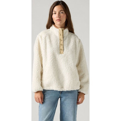 Levi's Γυναικείο Φούτερ Fleece με Τσέπες Εκρού 0082G-0001