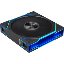 Lian Li Uni Fan TL Flex Reverse Blade Case Fan 120mm ARGB με Σύνδεση 3-Pin 4-Pin PWM Black