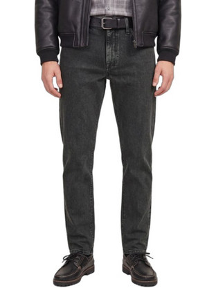 Jack & Jones Ανδρικό Τζιν Παντελόνι Ελαστικό Κανονική Εφαρμογή Μαύρο 12306112