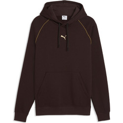 Puma Sport Graphic Holiday Hoodie Ανδρικό Αθλητικό Φούτερ με Κουκούλα Καφέ 694324-33