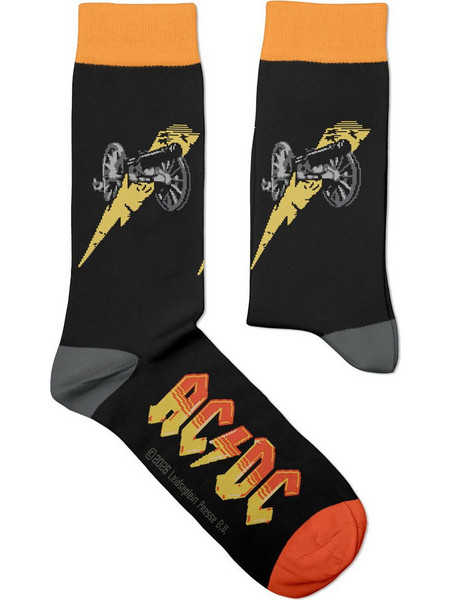 Sock Affairs AC/DC For Those About to Rock Ανδρικές Κάλτσες Ψηλές με Σχέδια Μαύρες 95-SS-ACDC-FORTHOSE