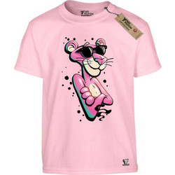 Takeposition Cartoon Pink Punther Παιδικό T-Shirt Κοντομάνικο Ροζ 806-1439-22