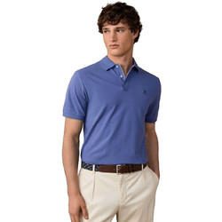Hackett Ανδρική Μπλούζα Polo Μπλε Steel HM5600183
